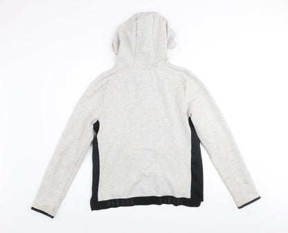 Womens UK Size L Diesel Grey Pullover Hoodie