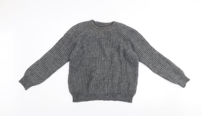 Womens UK Size S Zara Grey Pullover Jumper