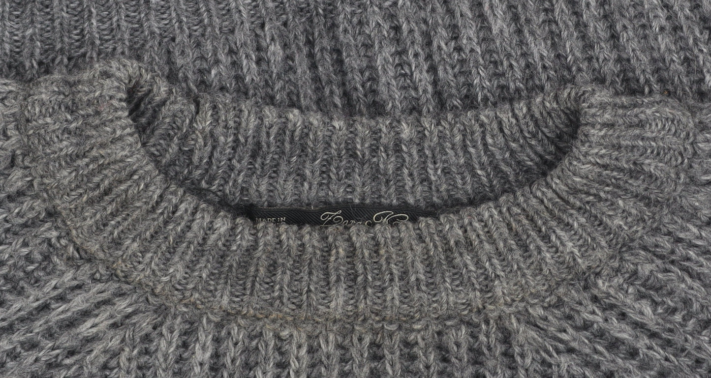 Womens UK Size S Zara Grey Pullover Jumper