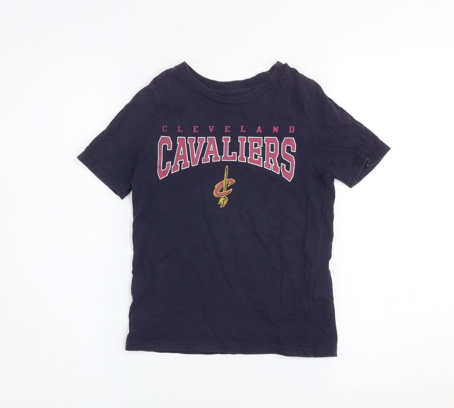 Boys UK Size 6-7 Years NBA Blue Basic T-Shirt