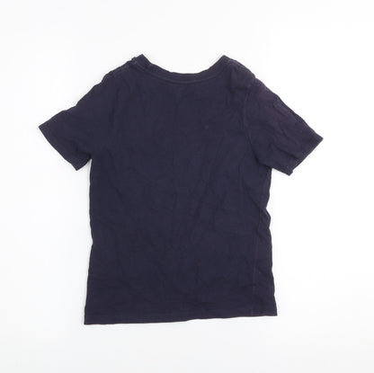 Boys UK Size 6-7 Years NBA Blue Basic T-Shirt
