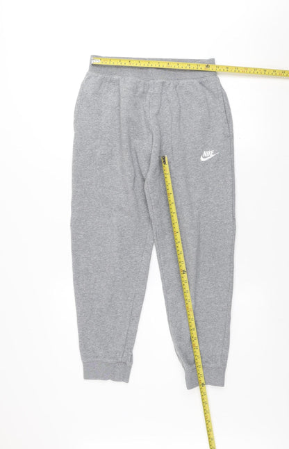 Nike Grey Teens L Jogger Sweatpants Fleece Active Trousers
