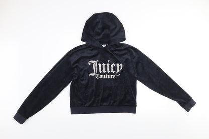 Girls UK Size 14-15 Years Juicy Couture Blue Pullover Hoodie