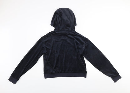 Girls UK Size 14-15 Years Juicy Couture Blue Pullover Hoodie