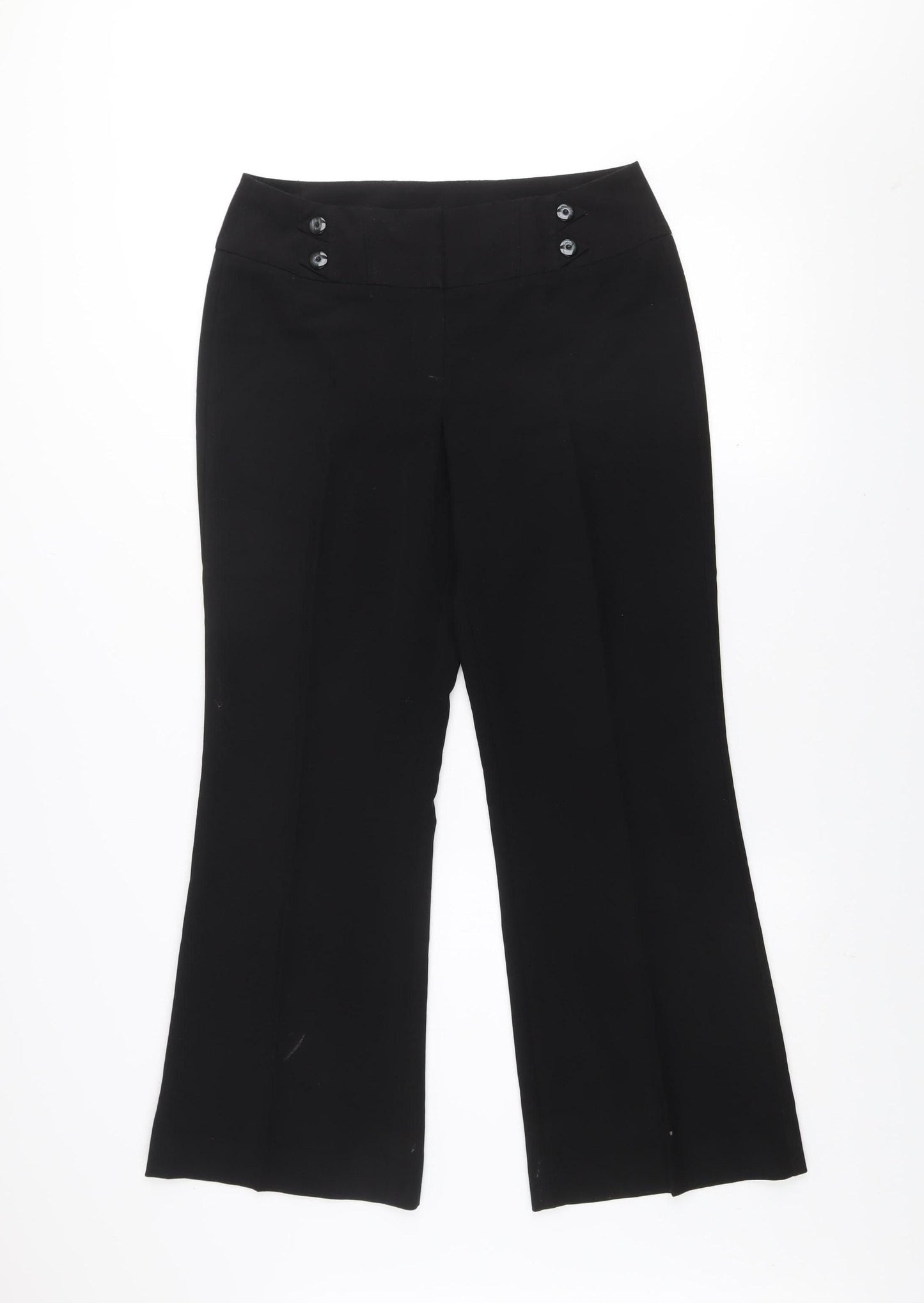 Debenhams Petite Collection Black Trousers Women Size 10 Petite Bootcut