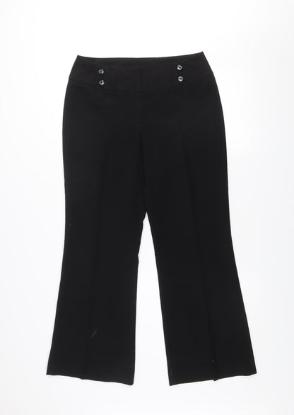Debenhams Petite Collection Black Trousers Women Size 10 Petite Bootcut
