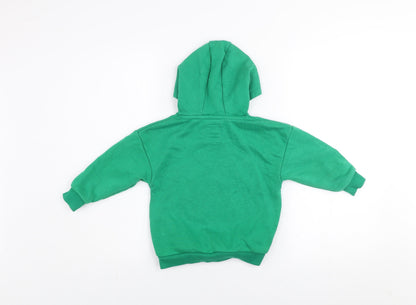 Boys UK Size 3-4 Years The Simpsons Green Pullover Hoodie