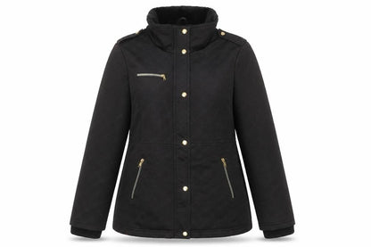 Womens UK Size L Jessica Simpson Black Parka Coat