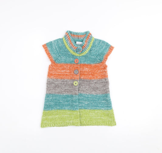 Girls UK Size 4-5 Years NEXT Multicoloured Cardigan Jumper