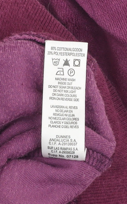 Girls UK Size 4 Years Dunnes Purple Full Zip Hoodie