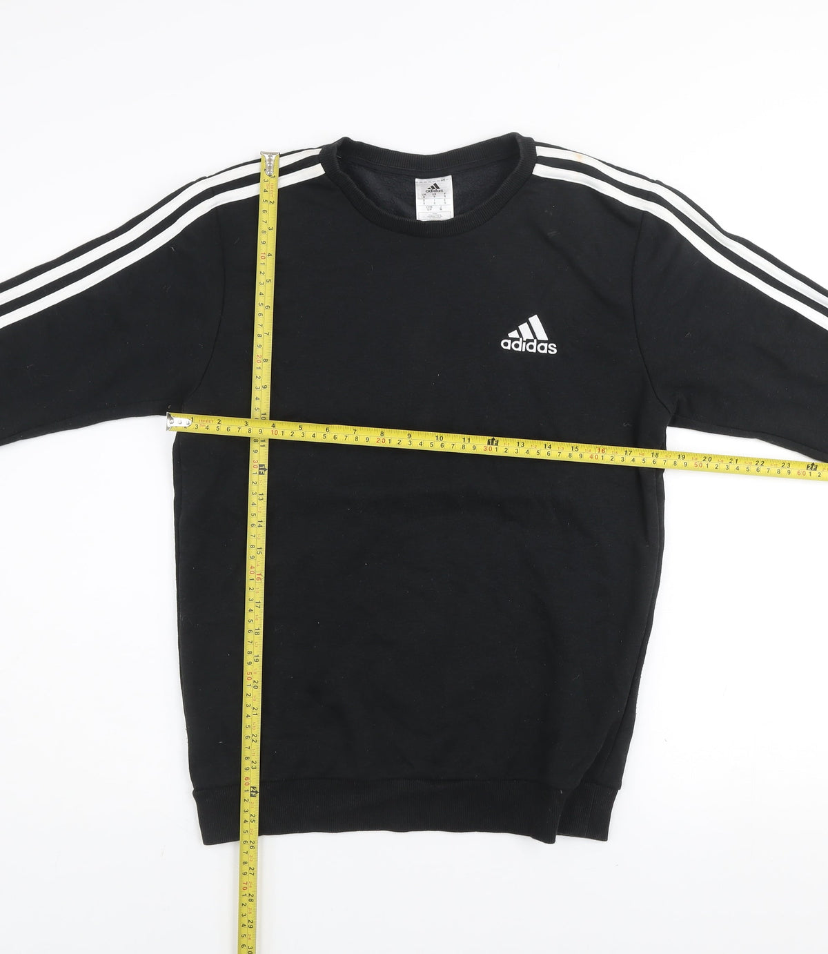 Mens UK Size S adidas Black Pullover Sweatshirt