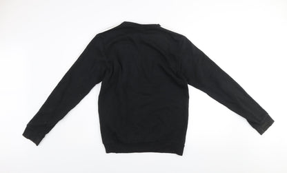 Mens UK Size S adidas Black Pullover Sweatshirt
