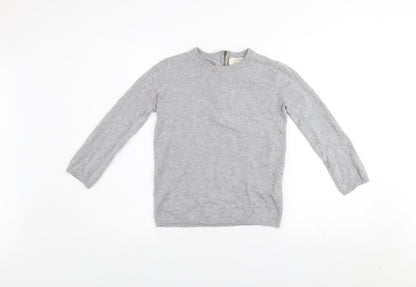 Womens UK Size S Zara Grey Pullover Jumper