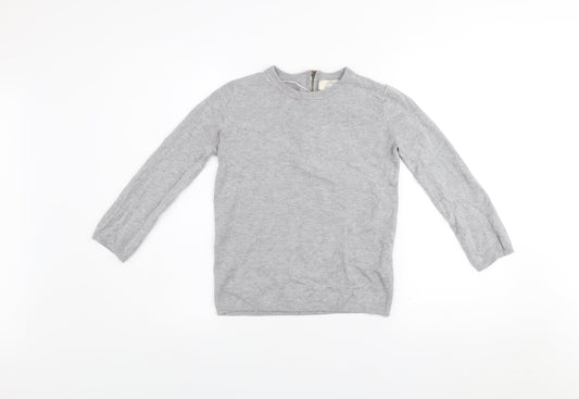 Womens UK Size S Zara Grey Pullover Jumper