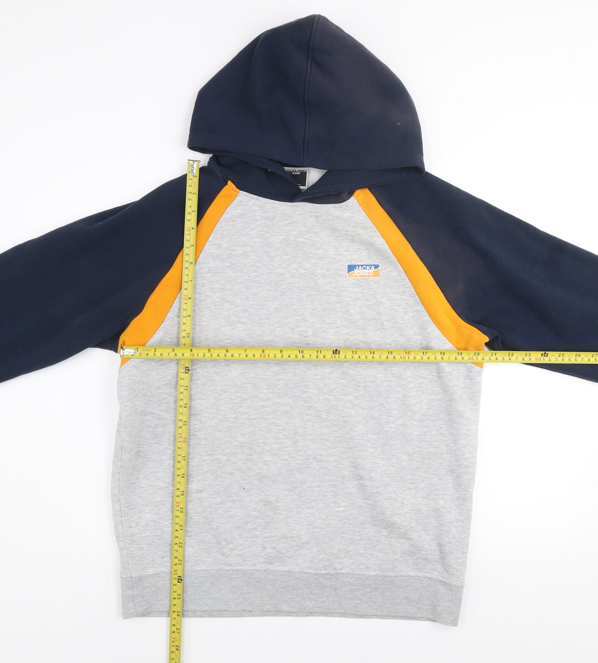 Mens UK Size XL JACK & JONES Grey Pullover Hoodie