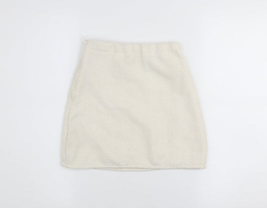 Girls UK Size 9-10 Years H&M A-Line Bouclé Skirt
