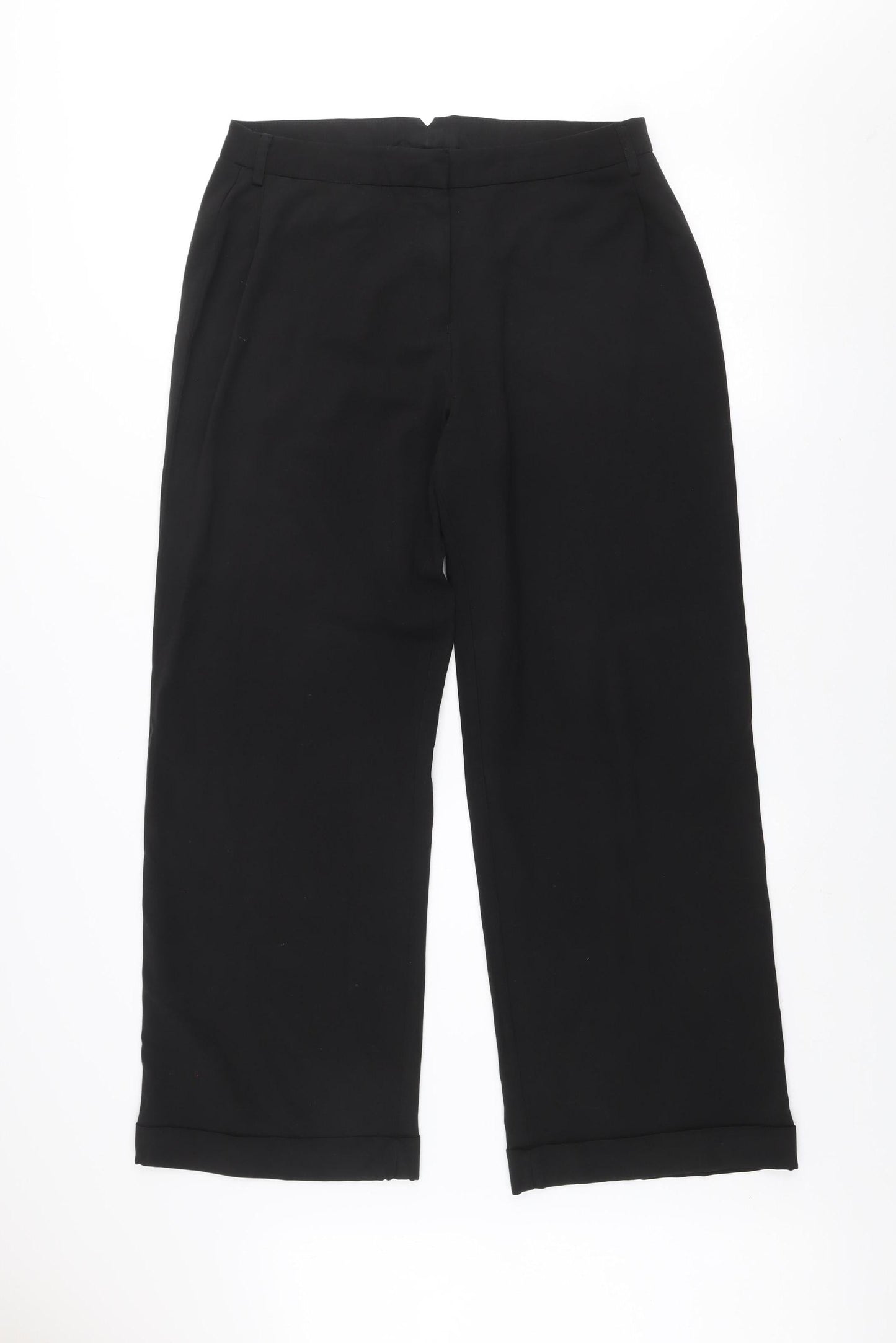 Next Women Black Size 14 Regular Dress Pants Work Trousers