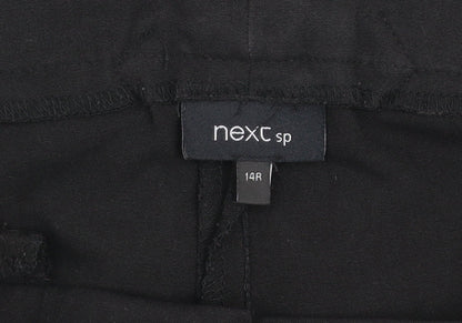 Next Women Black Size 14 Regular Dress Pants Work Trousers