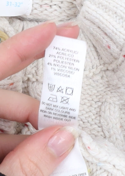 Girls UK Size 11-12 Years Leigh Tucker Willow Beige Cardigan Jumper