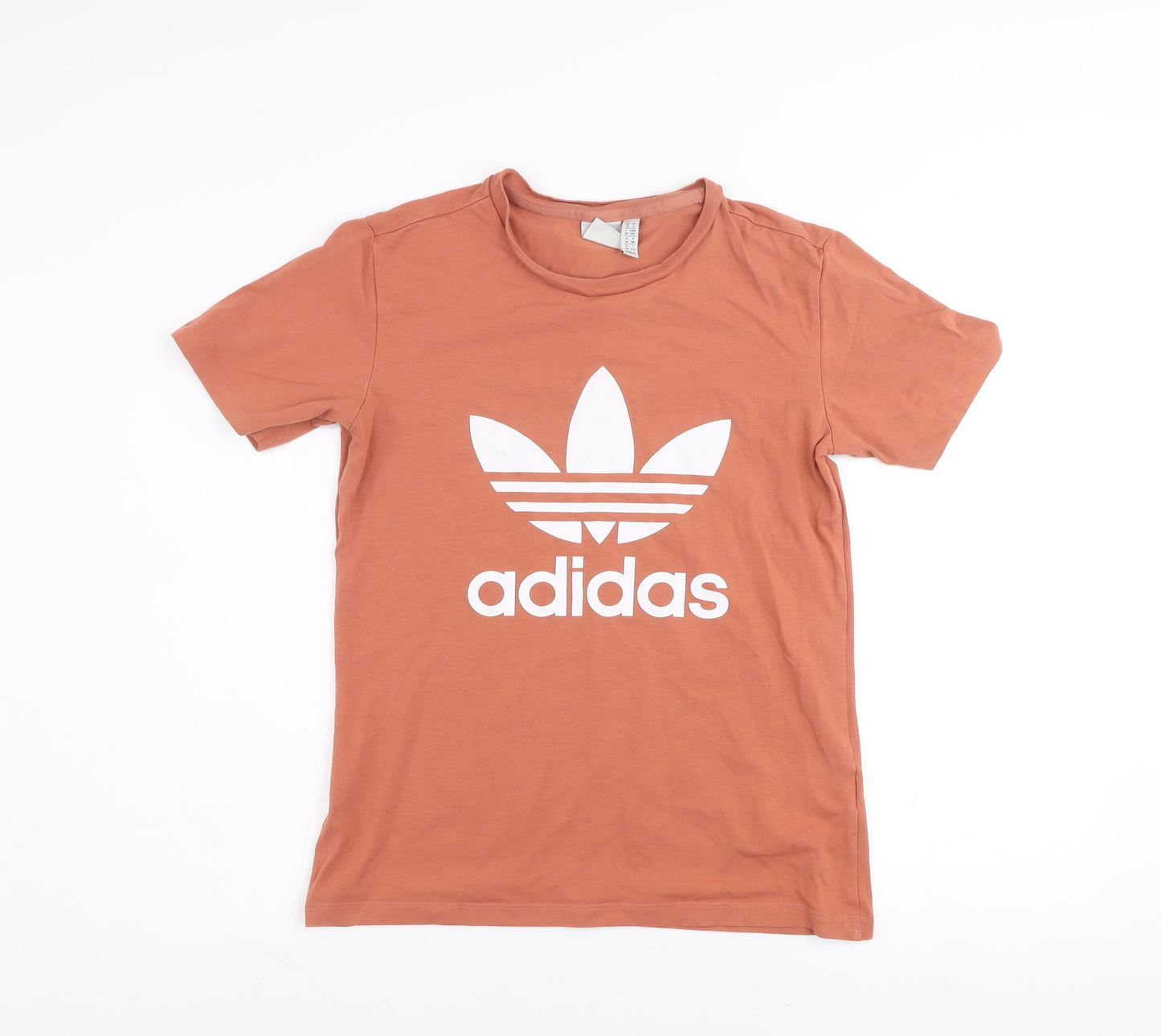 Womens UK Size 10 adidas Brown Basic T-Shirt