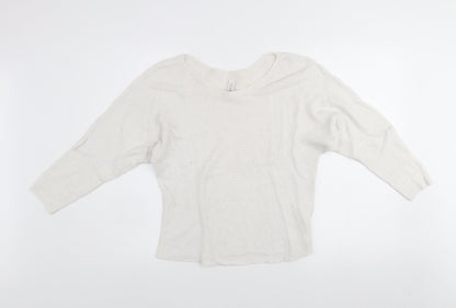 Aéropostale Women’s Ivory Knit Pullover Jumper Size S