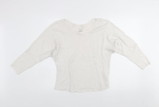 Aéropostale Women’s Ivory Knit Pullover Jumper Size S