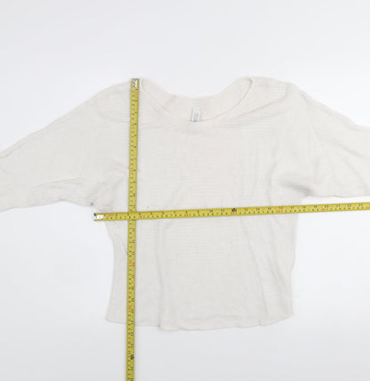 Aéropostale Women’s Ivory Knit Pullover Jumper Size S