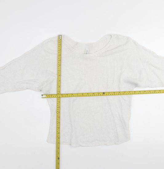 Aéropostale Women’s Ivory Knit Pullover Jumper Size S