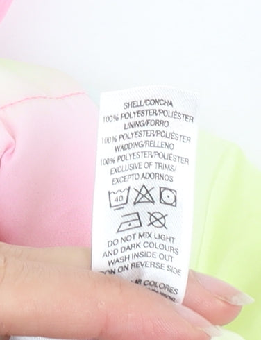 Dunnes Stores Unisex Baby Multicoloured 6-9 Months Hooded Puffer Jacket