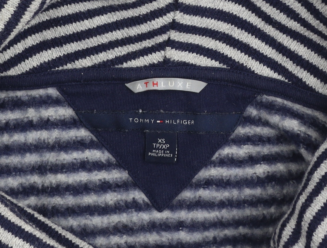 Womens UK Size XS Tommy Hilfiger Blue Pullover Jumper