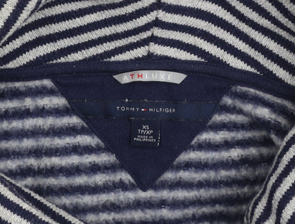 Womens UK Size XS Tommy Hilfiger Blue Pullover Jumper