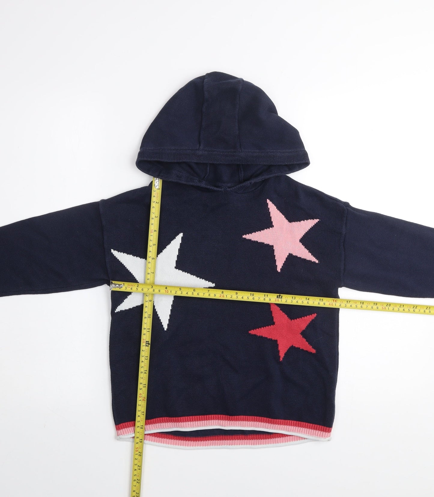 Girls UK Size 9 Years NEXT Blue Pullover Hoodie