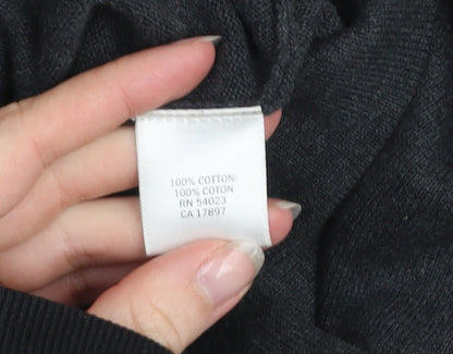 Banana Republic Men's Black Cotton Full Zip Basic Jacket Size M