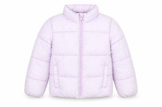 Girls UK Size 4-5 Years Primark Purple Puffer Jacket