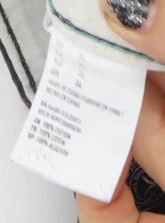 American Eagle Men's Grey Check Chino Shorts Size 34 Regular Fit