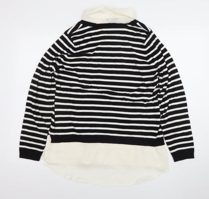 Womens UK Size L Adrianna Papell Black Pullover Jumper