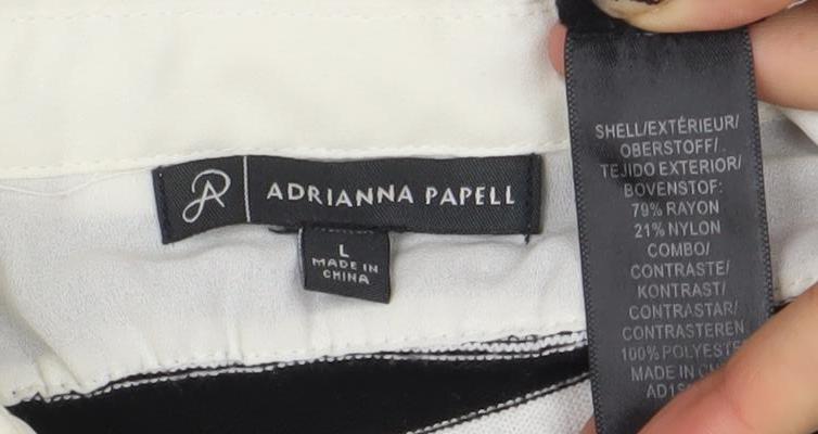 Womens UK Size L Adrianna Papell Black Pullover Jumper