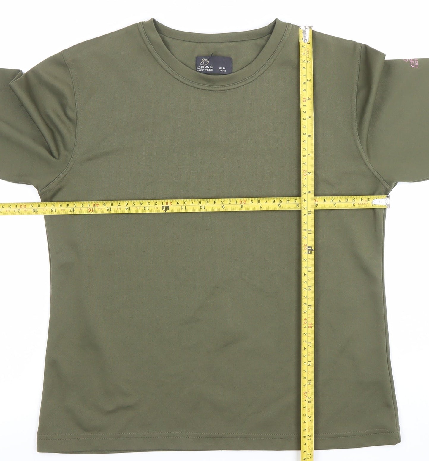 Craghoppers Women’s Green Long Sleeve Activewear Top Size 14