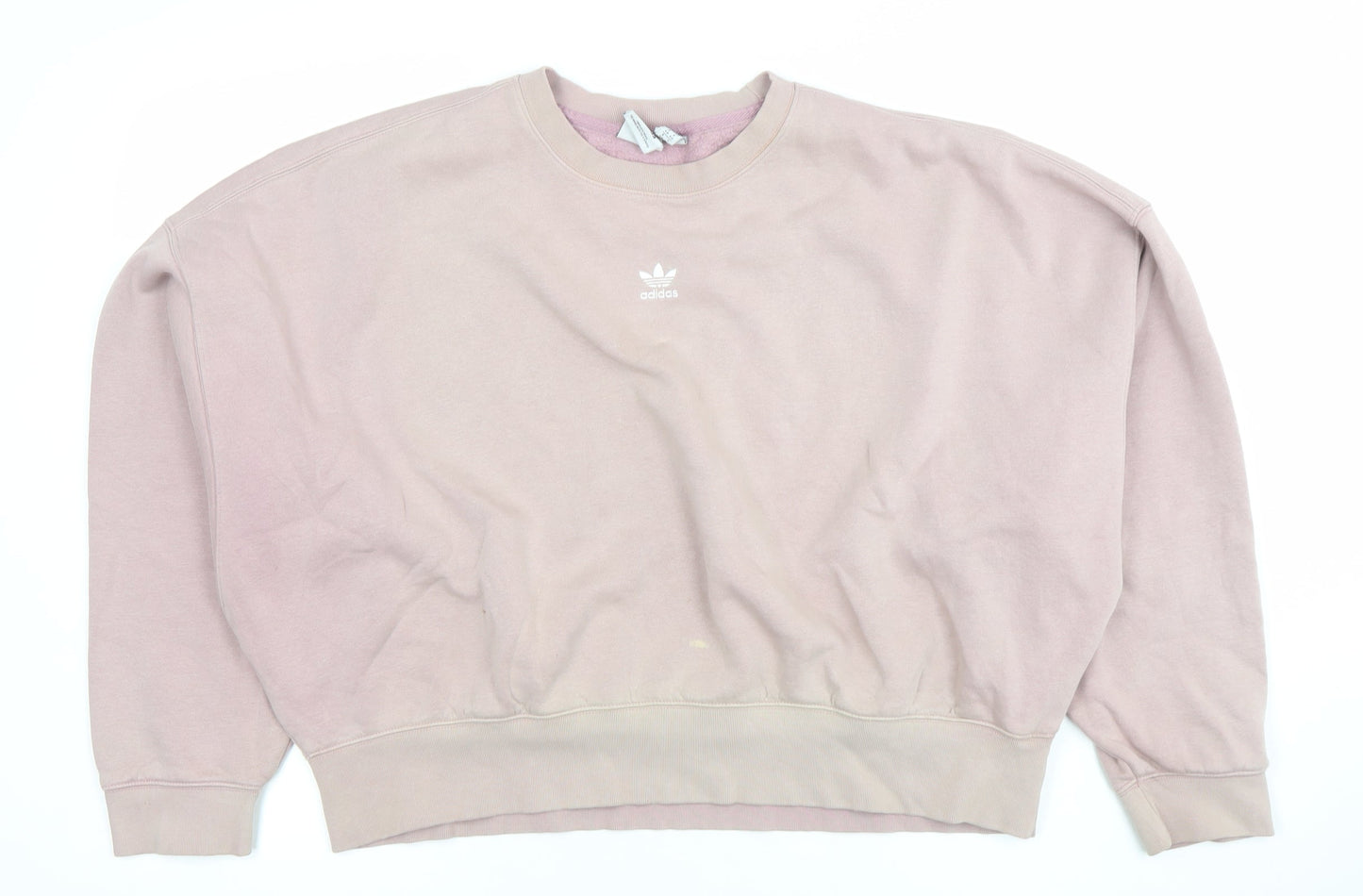 Womens UK Size 14 adidas Pink Pullover Sweatshirt