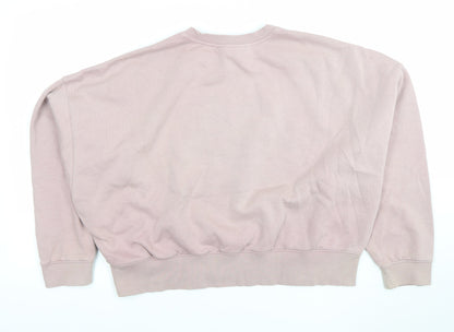 Womens UK Size 14 adidas Pink Pullover Sweatshirt