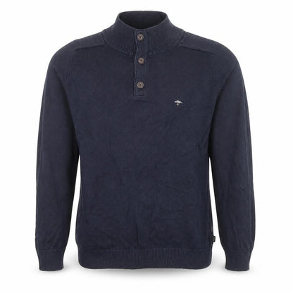 Mens UK Size M Fynch-Hatton Blue Henley Jumper
