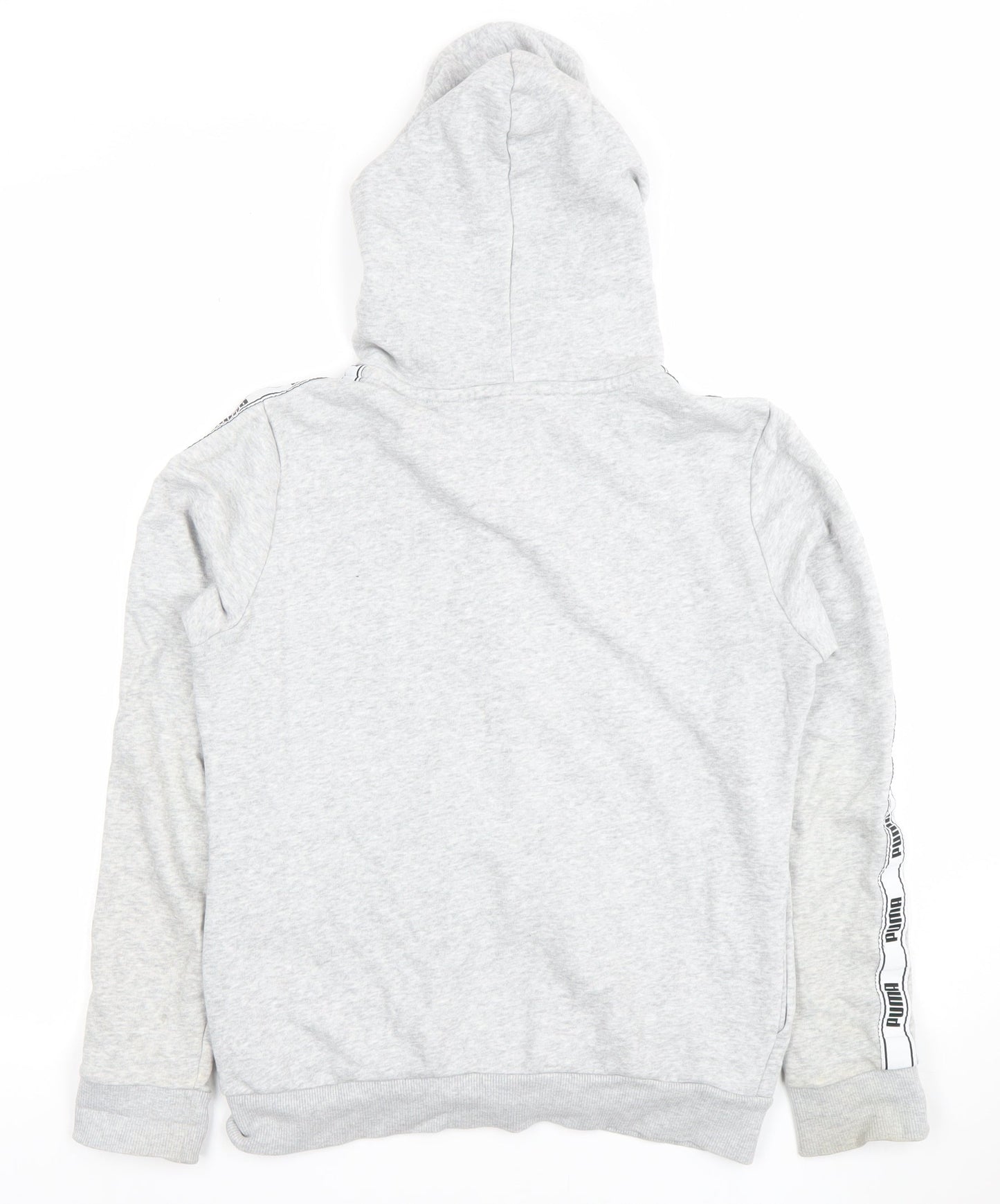 Puma Womens Grey Full Zip Hoodie Medium Hooded Sportswear