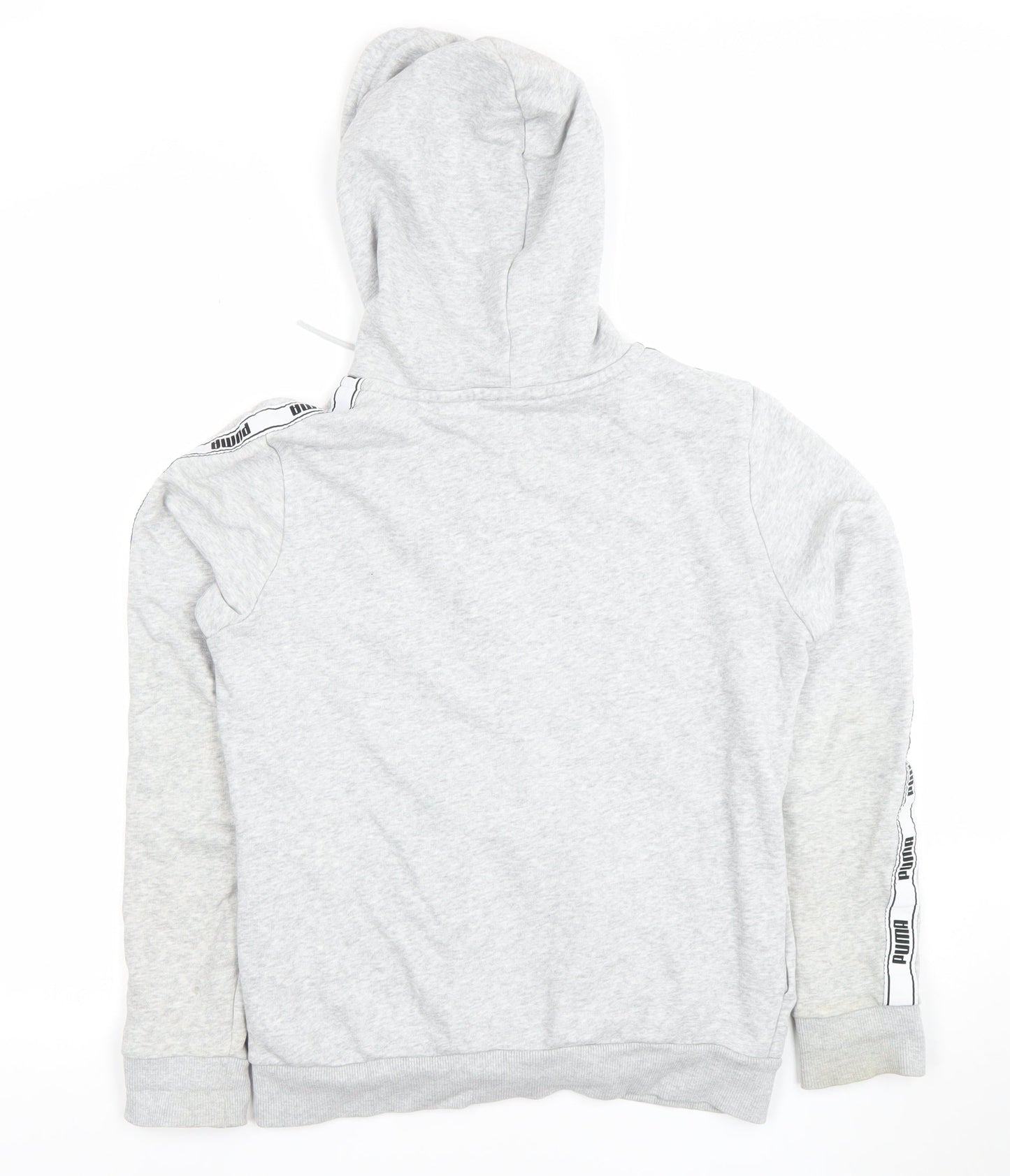 Puma Womens Grey Full Zip Hoodie Medium Hooded Sportswear