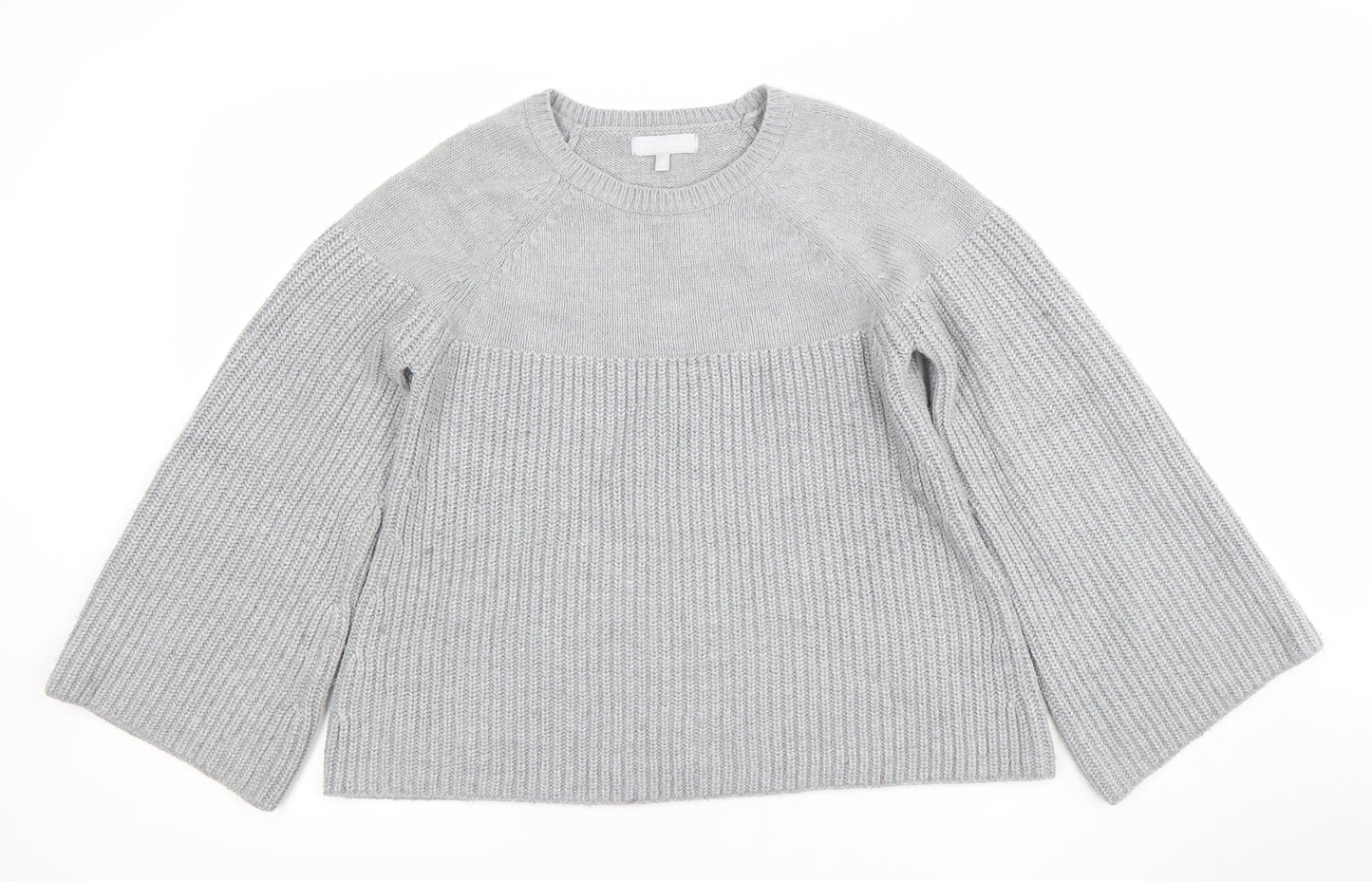 Womens UK Size 10 Red Herring Grey Pullover Jumper
