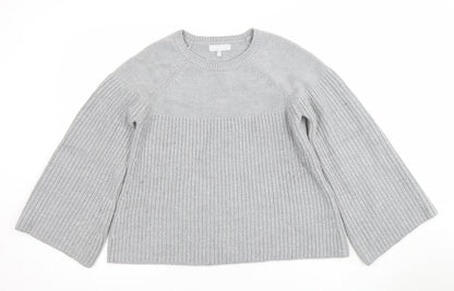 Womens UK Size 10 Red Herring Grey Pullover Jumper