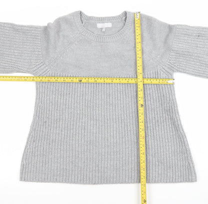 Womens UK Size 10 Red Herring Grey Pullover Jumper