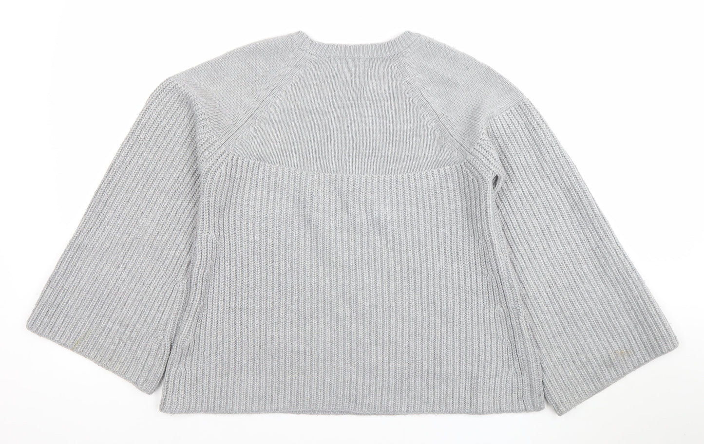 Womens UK Size 10 Red Herring Grey Pullover Jumper