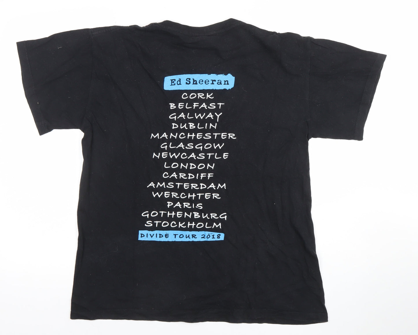 Womens UK Size M Keya Black Basic T-Shirt
