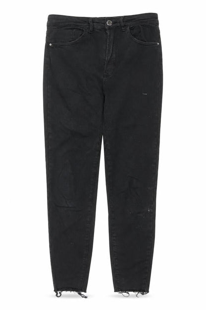 Womens UK Size 10 Stradivarius Slim Fit Skinny Black Jeans