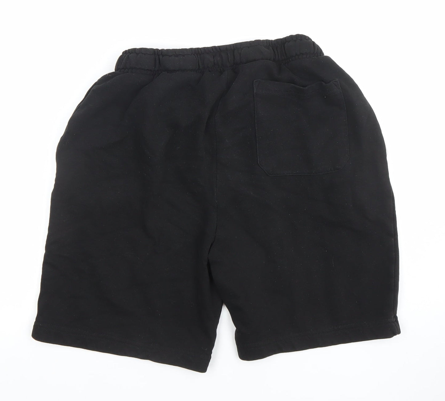 French Connection Men's Black M Sweat Shorts with Drawstring